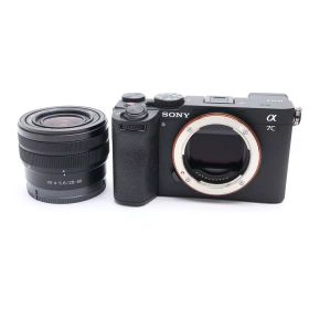 【中古品】 《良品》 SONY α7C II ズームレンズキット ILCE-7CM2L B ブラック 【ファインダーカバー・SDスロット部品交換/各部点検済】 [ デジタルカメラ ]
