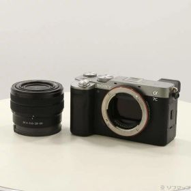 【中古】SONY(ソニー) α7C ズームレンズキット シルバー ILCE-7CL S 【269-ud】