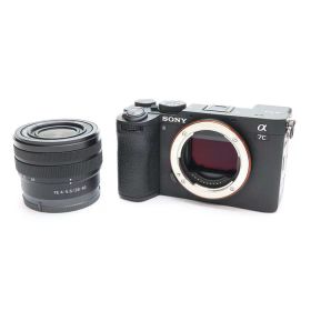 【中古品】《良品》 SONY α7C II ズームレンズキット ILCE-7CM2L B ブラック 【2群・3群レンズ交換修理/化粧リング部品交換/各部点検済】 [ デジタルカメラ ]