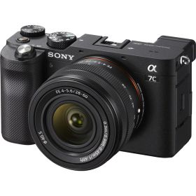 【納期約1ヶ月以上】【代引き不可】ILCE-7CL-B SONY ソニー フルサイズミラーレス一眼カメラ α7C ズームレンズキット ブラック ILCE7CLB