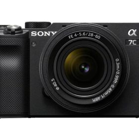 【ポイント10倍】 SONY デジタル一眼カメラ α7C ILCE-7CL ズームレンズキット [ブラック] [タイプ：ミラーレス 画素数：2530万画素(総画素) 2420万画素(有効画素) 撮像素子：フルサイズ 35.6mm×23.8mm CMOS 重量：424 g] 【P10倍】