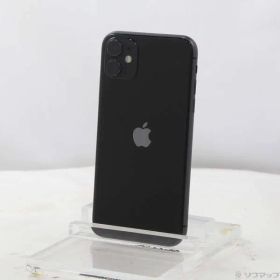 ソフマップ 〔中古品〕 iPhone11 64GB ブラック MWLT2J／A SIMフリー【377】