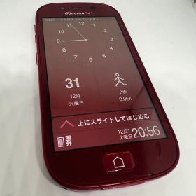 docomo F-06F 本体のみ レッド