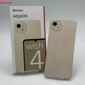 【中古】AQUOS wish4 4GB/64GB ホワイト SH-52E docomo版SIMフリー