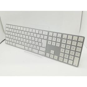 【中古】Apple Magic Keyboard（2017/テンキー付き/A1843） - 日本語（JIS） シルバー MQ052J/A【川崎駅前】保証期間1週間