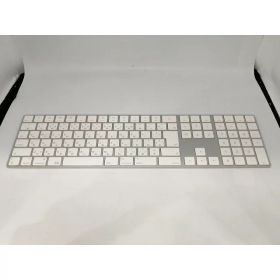 【中古】Apple Magic Keyboard（2017/テンキー付き/A1843） - 日本語（JIS） シルバー MQ052J/A【川越クレアモール】保証期間1週間