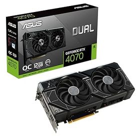 【中古】ASUS NVIDIA GeForce RTX 4070 搭載 ビデオカード OC edition 12GB GDDR6X DUAL-RTX4070-O12G 国内正規代理店品