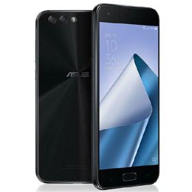 【中古】【安心保証】 ZenFone 4 2017 ZE554KL-BK64S4I[64GB/4GB] SIMフリー ミッドナイトブラック