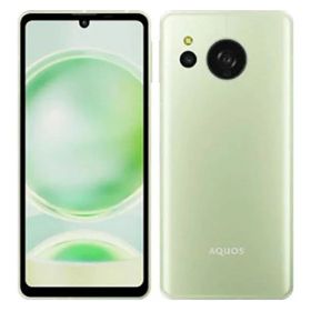 【中古】【安心保証】 AQUOS sense8 SHG11[128GB] SIMフリー ベールグリーン JCOM版