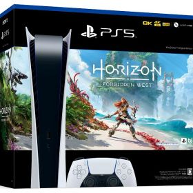 【中古・箱説なし・付属品なし・傷なし】PlayStation 5 デジタル・エディション CFIJ－10001＋Horizon Forbidden West (同梱版)プレイステーション5 ゲーム機本体