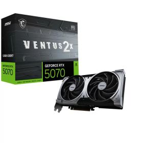 GeForce RTX 5070 12G VENTUS 2X OC MSI ブラック [グラフィックボード]【KK9N0D18P】