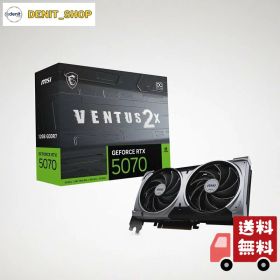 MSI GeForce RTX 5070 12G VENTUS 2X OC グラフィックスボード VD9071