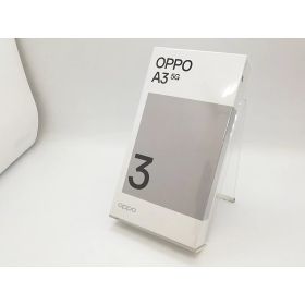 【未使用】Oppo ymobile 【SIMフリー】 OPPO A3 5G 4GB 128GB パープル【札幌南2条】保証期間3ヶ月