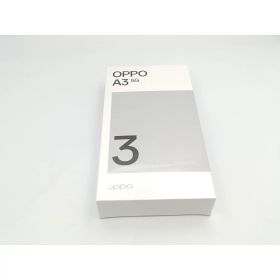 【未使用】Oppo ymobile 【SIMフリー】 OPPO A3 5G 4GB 128GB ブラック【大阪堂島】保証期間3ヶ月