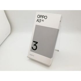 【未使用】Oppo ymobile 【SIMフリー】 OPPO A3 5G 4GB 128GB パープル【神戸】保証期間3ヶ月