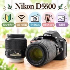 Nikon D5500✨少ショット✨超高画質&高性能✨一眼レフカメラ✨Wi-Fi