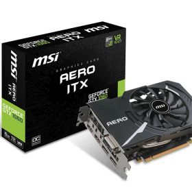 【中古】【非常に良い】MSI ショート基盤採用 グラフィックスカード GEFORCE GTX 1060 AERO ITX 6G OC