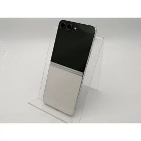 【中古】SAMSUNG au 【SIMフリー】 Galaxy Z Flip5 クリーム 8GB 256GB SCG23【大須2】保証期間1ヶ月【ランクC】
