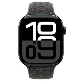 Apple Apple Watch Series10 46mm GPSモデル MWX13J/A+MYL73FE/A A2999【ジェットブラックアルミニウムケース/ミッドナイトスカイNikeスポーツバンド】 [中古] 【当社3ヶ月間保証】 イオシス