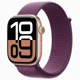 Apple Watch Series 10 GPSモデル 46mm MWWV3J/A [ローズゴールド・プラムスポーツループ] 新品 送料無料