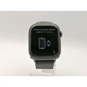【中古】Apple Apple Watch Series10 46mm Cellular スレートチタニウムケース/スレートミラネーゼループ (M/L) MWYW3J/A【ECセンター】保証期間1ヶ月【ランクA】