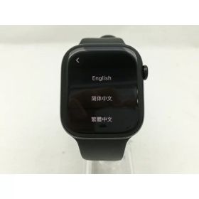 【中古】Apple Apple Watch Series10 46mm GPS ジェットブラックアルミニウムケース/ブラックスポーツバンド (M/L) MWWQ3J/A【ECセンター】保証期間1ヶ月【ランクC】