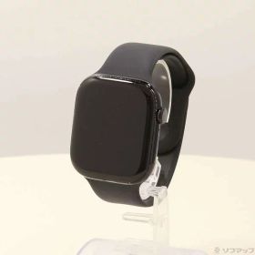 【中古】Apple(アップル) Apple Watch Series 10 GPS 46mm ジェットブラックアルミニウムケース ブラックスポーツバンド 【198-ud】