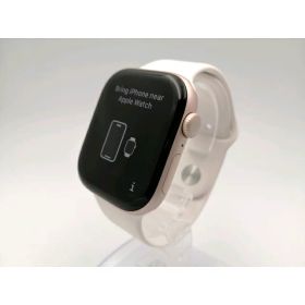 【中古】Apple Apple Watch Series10 46mm GPS ローズゴールドアルミニウムケース/ライトブラッシュスポーツバンド (M/L) MWWU3J/A【M+南浦和駅前】保証期間1ヶ月【ランクA】