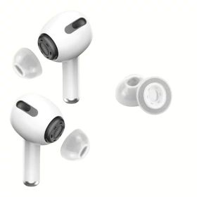 KASOTT AirPods Pro イヤーチップ 専用イヤーピース 高遮音 & ノイズキャンセリング性能向上 | ハイグレード LSR液体シリコーンゴム 形状記憶フォーム 低反発イヤホンカバー| 落下防止 滑り止