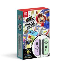 スーパー マリオパーティ 4人で遊べる Joy-Conセット(パステルパープル/パステルグリーン) -Switch
