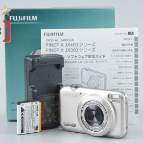 【中古】FUJIFILM 富士フイルム FINEPIX JX400 シャンパンゴールド コンパクトデジタルカメラ 元箱付き