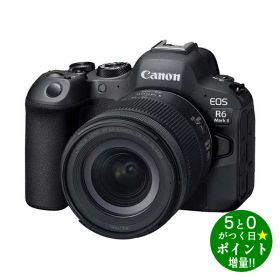 キヤノン ミラーレス一眼カメラ EOS R6 MarkII RF24-105 IS STM レンズキット ブラック Canon【転送不可】