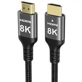 【送料無料】8k HDMI ケーブル 15m 高速 HDMI ケーブル 4k 120Hz 8k 60Hz ARC eARC 48Gbps 1ms 12bit DTS:X Dolby Atmos HDR10+ 3D 5D VRR、対応Apple TV
