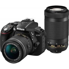 【中古】 ニコン Nikon D5300 AF-P ダブルズームキット ブラック 当店保証30日間 人気 ミラーレス 一眼レフ 交換レンズ カメラ