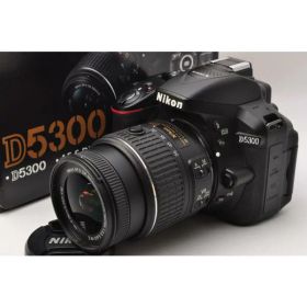 【中古】【1ヶ月保証】 ニコン Nikon D5300 レンズキット ブラック