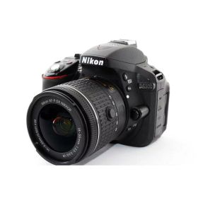 【中古】ニコン Nikon D5300 レンズキット ブラック ブラック 美品 Wi-Fiでらくらく カメラ 中古 人気 おすすめ 高画質
