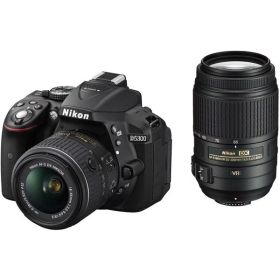 【中古】ニコン Nikon D5300 ダブルズームキット ブラック ブラック カメラ 中古 人気 おすすめ 高画質