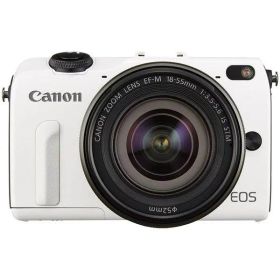 【中古】 キヤノン Canon EOS M2 EF-M18-55 IS STM レンズキット ホワイト 当店保証30日間 人気 ミラーレス 一眼レフ 交換レンズ カメラ
