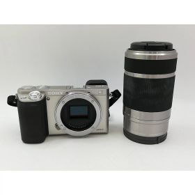 【中古】SONY α6000 ダブルズームレンズキット ILCE-6000Y シルバー【大宮東口】保証期間1ヶ月【ランクB】