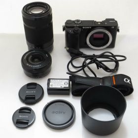 【期間限定セール】ソニー SONY ミラーレス一眼 α6000 ダブルズームキット