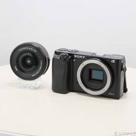 【中古】SONY(ソニー) α6000 パワーズームレンズキット ブラック ILCE-6000L 【258-ud】