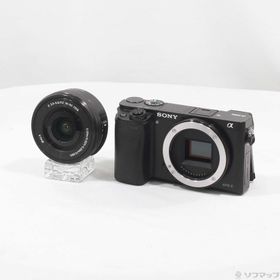 【中古】SONY(ソニー) α6000 パワーズームレンズキット ブラック ILCE-6000L 【305-ud】
