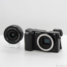 【中古】SONY(ソニー) α6000 パワーズームレンズキット ブラック ILCE-6000L 【344-ud】