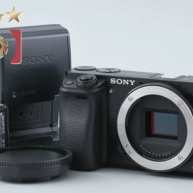【中古】SONY ソニー α6000 ILCE-6000 ブラック ミラーレス一眼カメラ 多言語対応