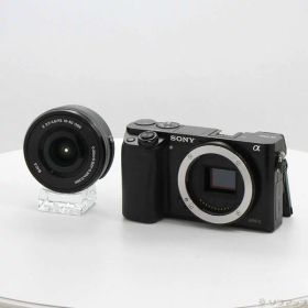 【中古】SONY(ソニー) α6000 パワーズームレンズキット ブラック ILCE-6000L 【371-ud】
