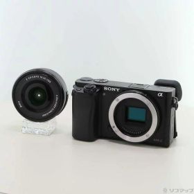 【中古】SONY(ソニー) α6000 パワーズームレンズキット ブラック ILCE-6000L 【368-ud】