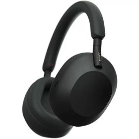 【中古】「未使用品」ソニー ワイヤレスノイズキャンセリングステレオヘッドホン WH-1000XM5:ノイキャン性能向上/ Alexa搭載/通話性能向上/ソフトフィットレザーによる高い遮音性/ブラック WH1000XM5 BM