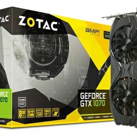 【中古】 ZOTAC GeForce GTX 1070 AMP グラフィックスボード VD6069 ZTGTX1070-8GD5AMP01