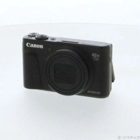 【中古】Canon(キヤノン) PowerShot SX740 HS ブラック 【258-ud】