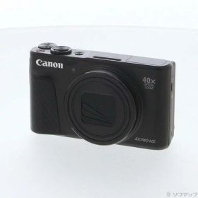 【中古】Canon(キヤノン) PowerShot SX740 HS ブラック 【348-ud】